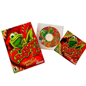 Vintage 2000 Hasbro Frogger 2 Swampy's Revenge CD ROM PC Windows 95/98